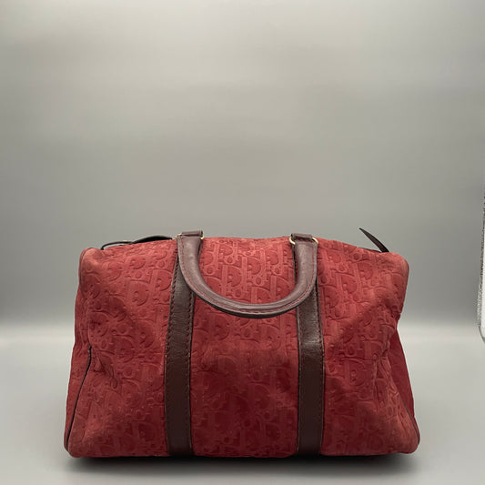 Dior Bowling Bag 30 Bordeaux Rot